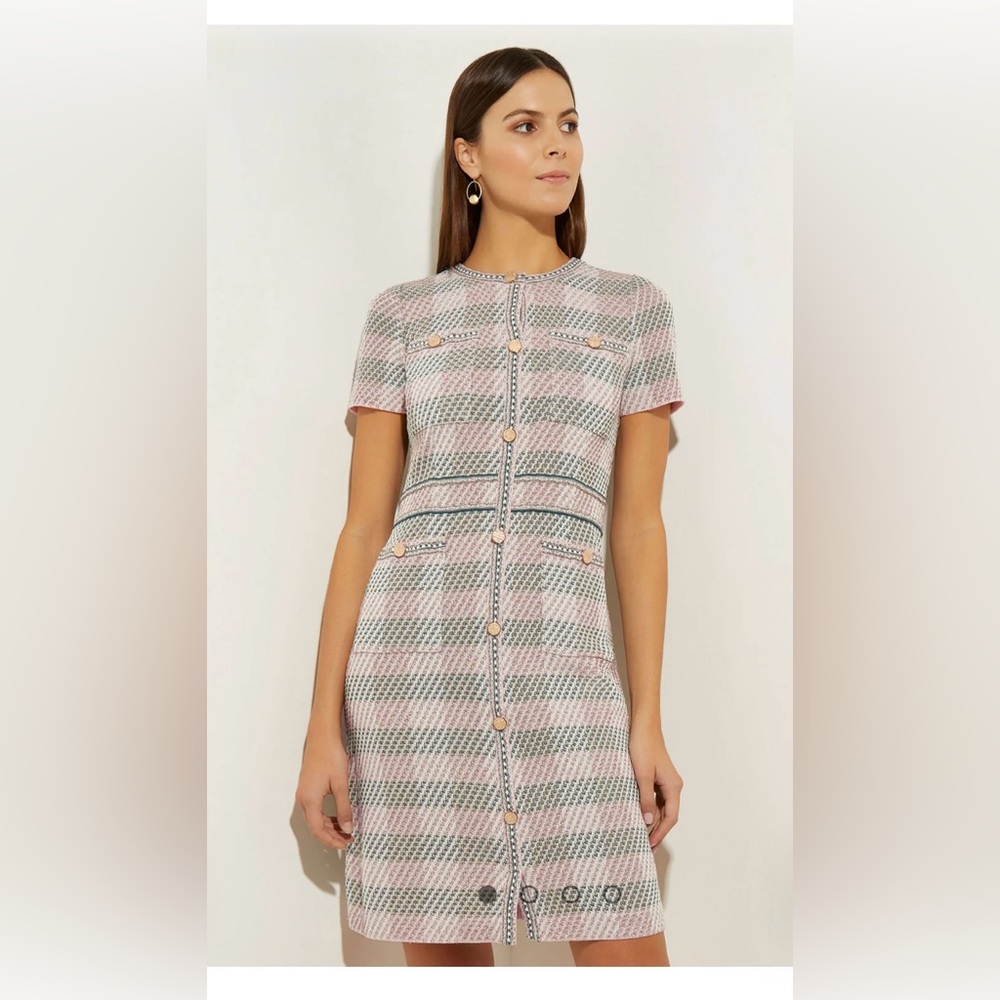 Knit Sheath Dress, Rose Petal